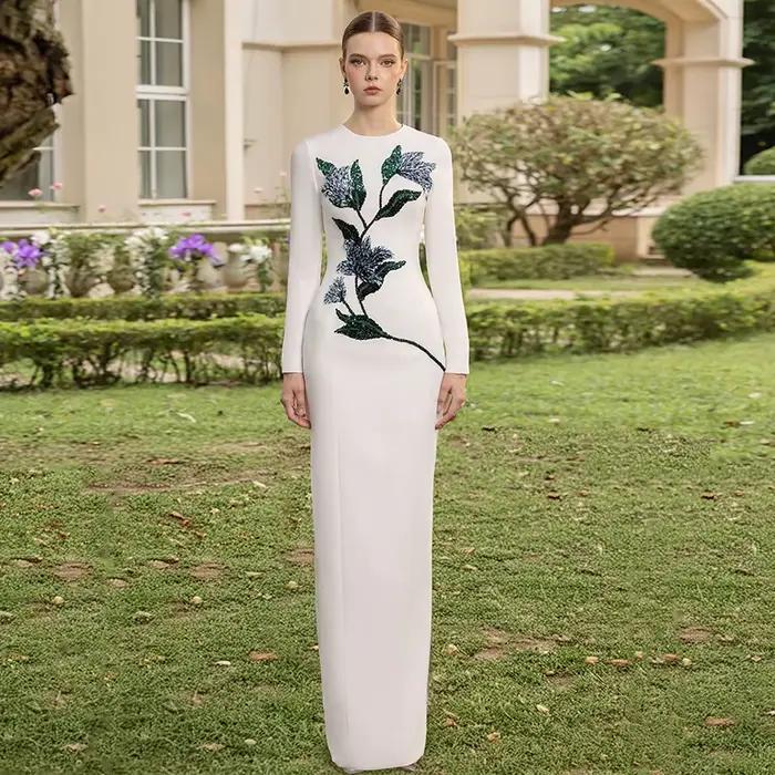 Robe de soirée ivoire pour mariages