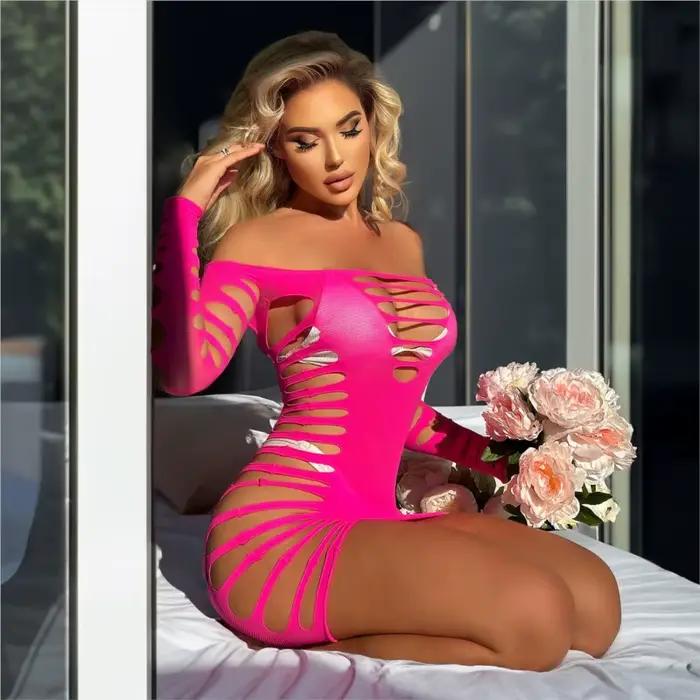 Robe évidée pour femme