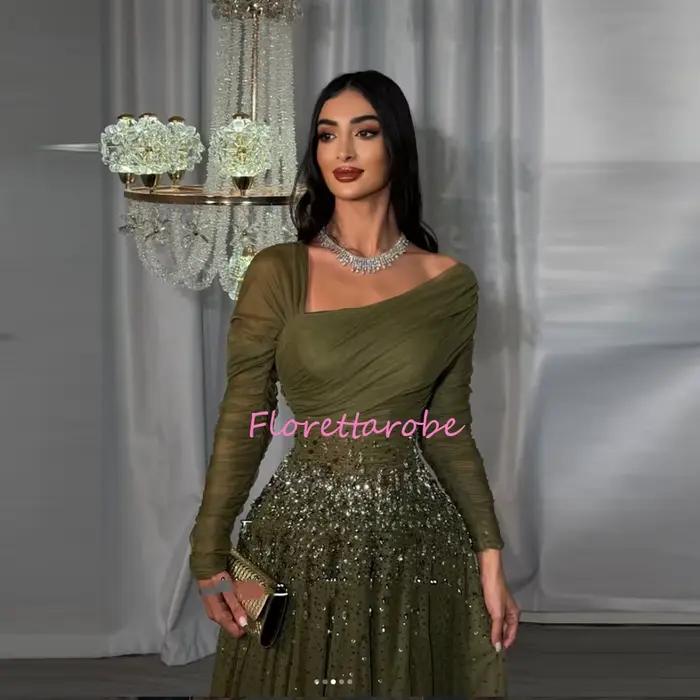 Robe de soirée classique arabe personnalisée