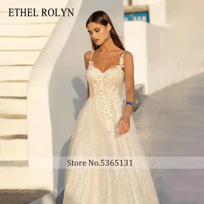 ETHEL ROCirCN-Robes de mariée A-ligne pour femmes