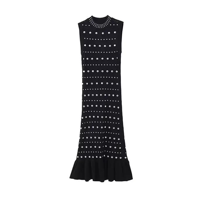 Robe tricotée au Design européen et américain pour femmes