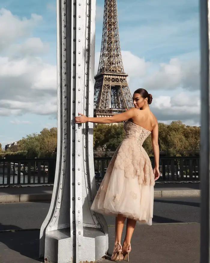 Robes de soirée et de bal formelles transparentes à motif floral féerique pour femmes