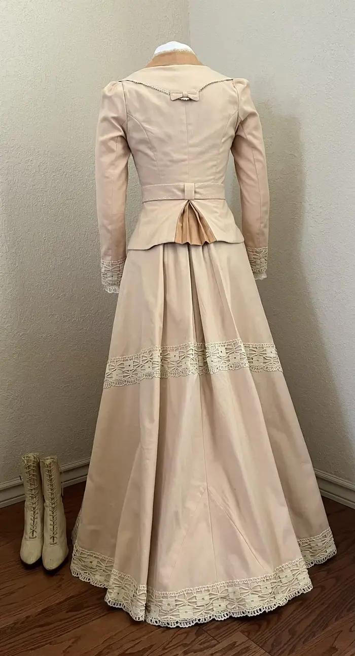 Robe de Jour Victorienne Edwardienne du XIXe Siècle