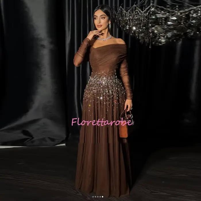 Robe de soirée classique arabe personnalisée
