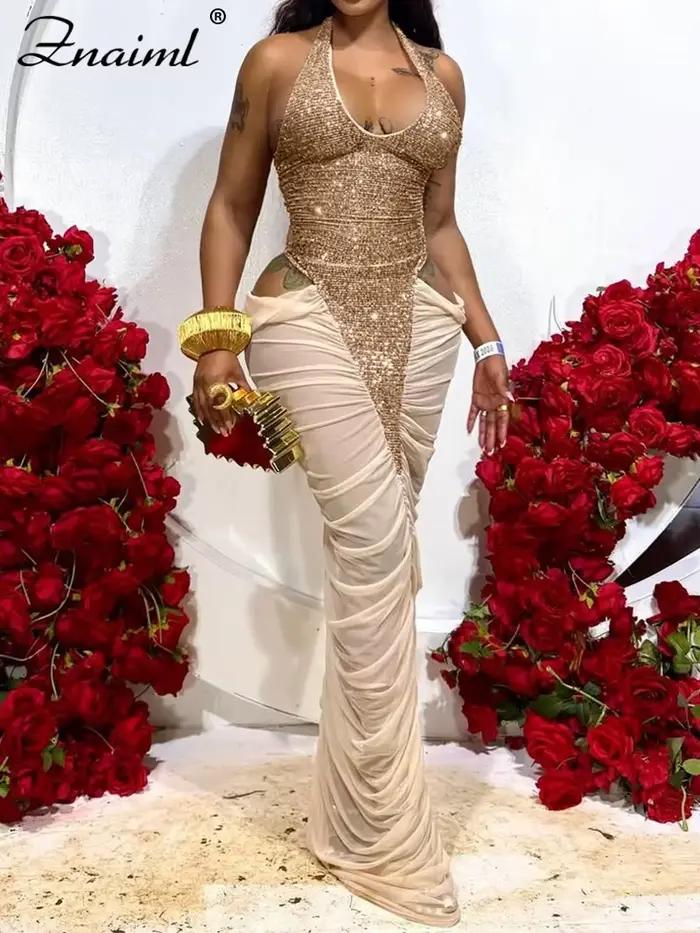 Robe de soirée de luxe Znaiml pour femmes