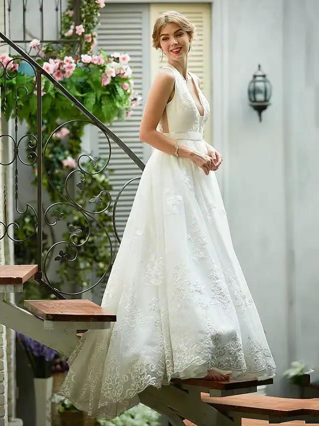 Robe de mariée de luxe coupe A-line