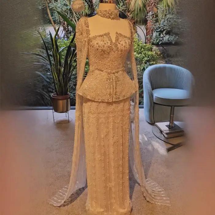 SERENE HILL 2026 Robe de soirée de luxe personnalisée couleur nude