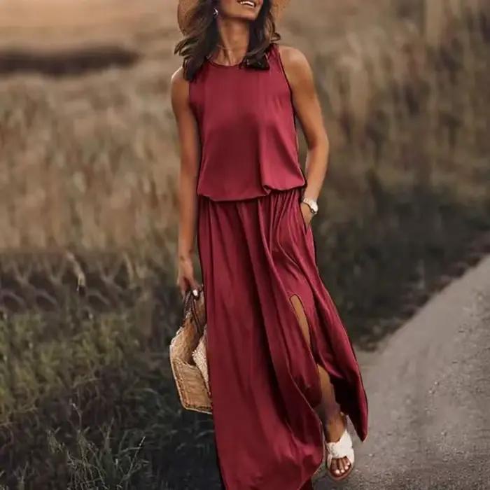 Robe longue d'été 2026 style vacances