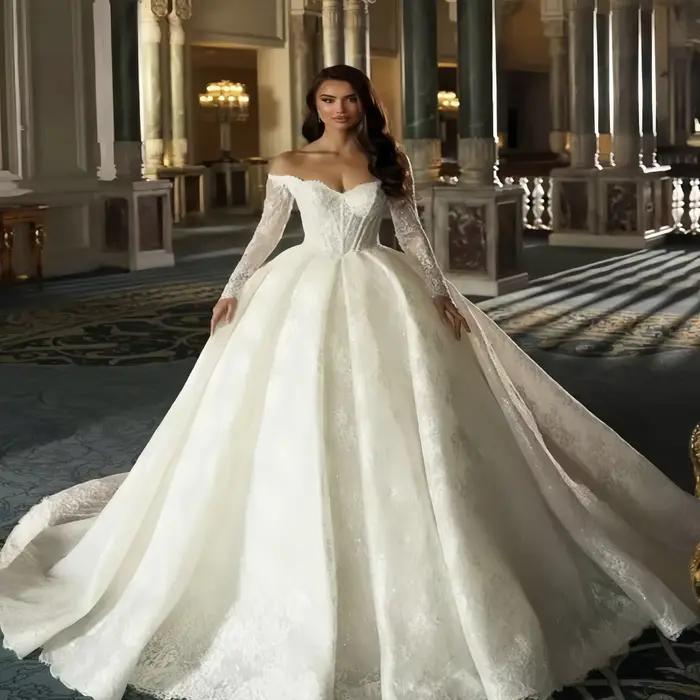 Robes De mariée De luxe personnalisées en dentelle