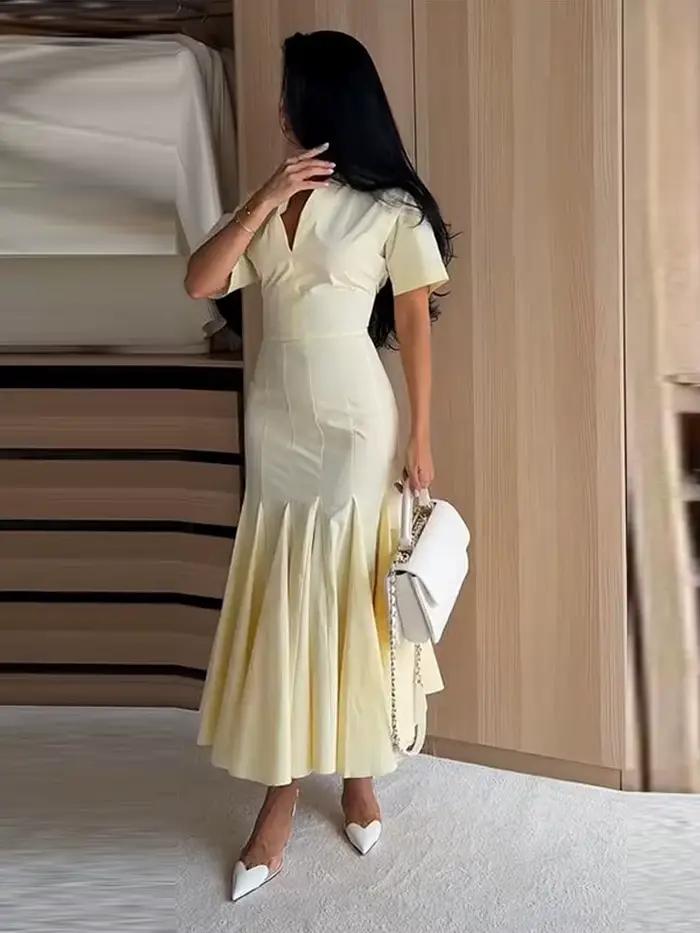 Robe imprimée florale pour femme