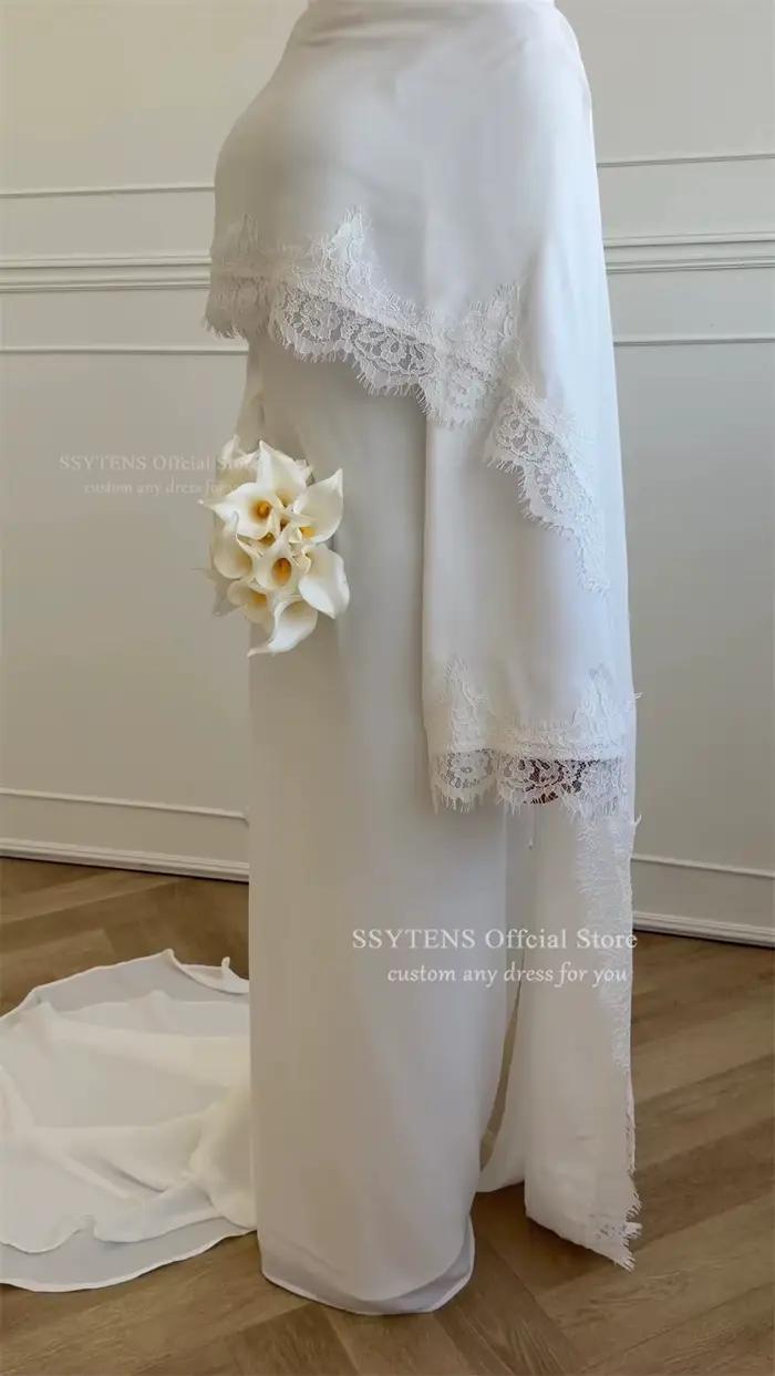 SSYTENS Robes de mariée élégantes et modestes