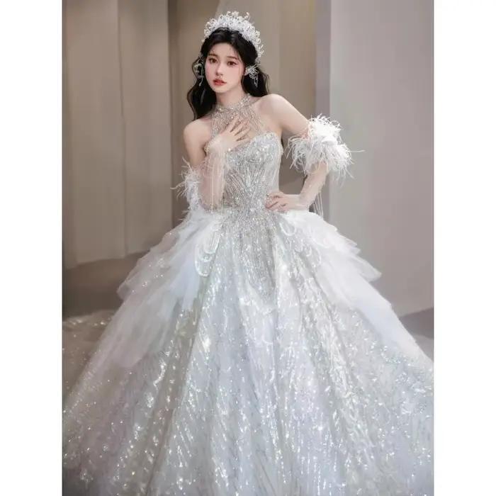 Robe De mariée De luxe brillante