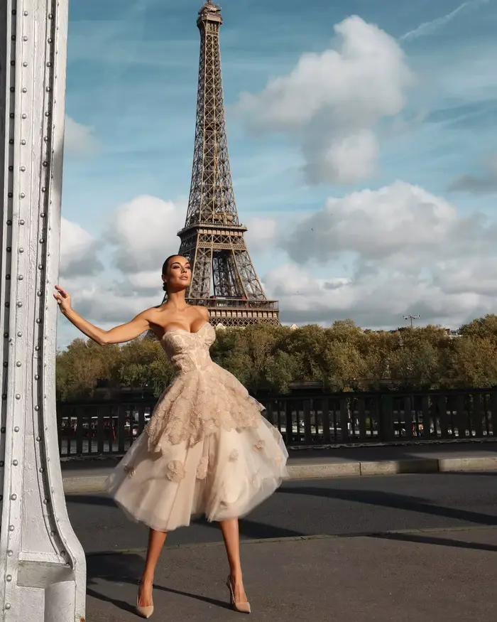 Robes de soirée et de bal formelles transparentes à motif floral féerique pour femmes