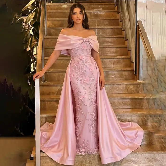 Robe de soirée élégante Sharon Said à épaules dénudées