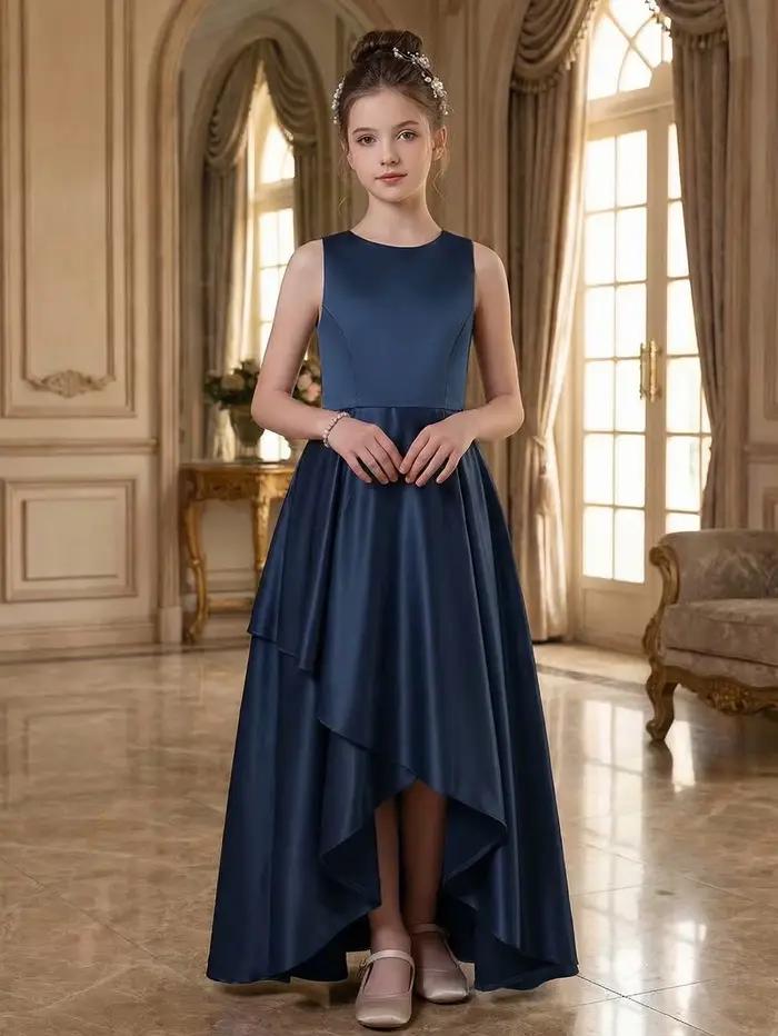 Robe de soirée longue pour adolescente