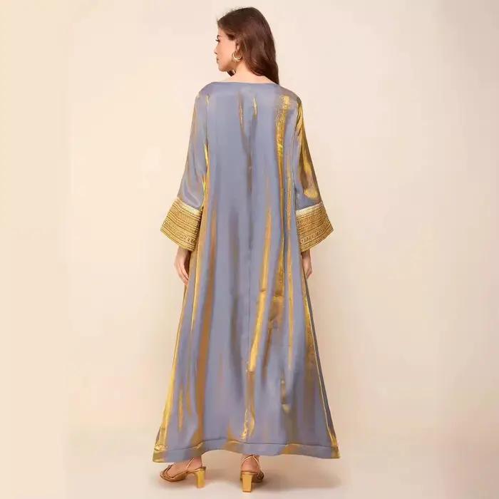Robe longue arabe Jalabiya pour femmes musulmanes