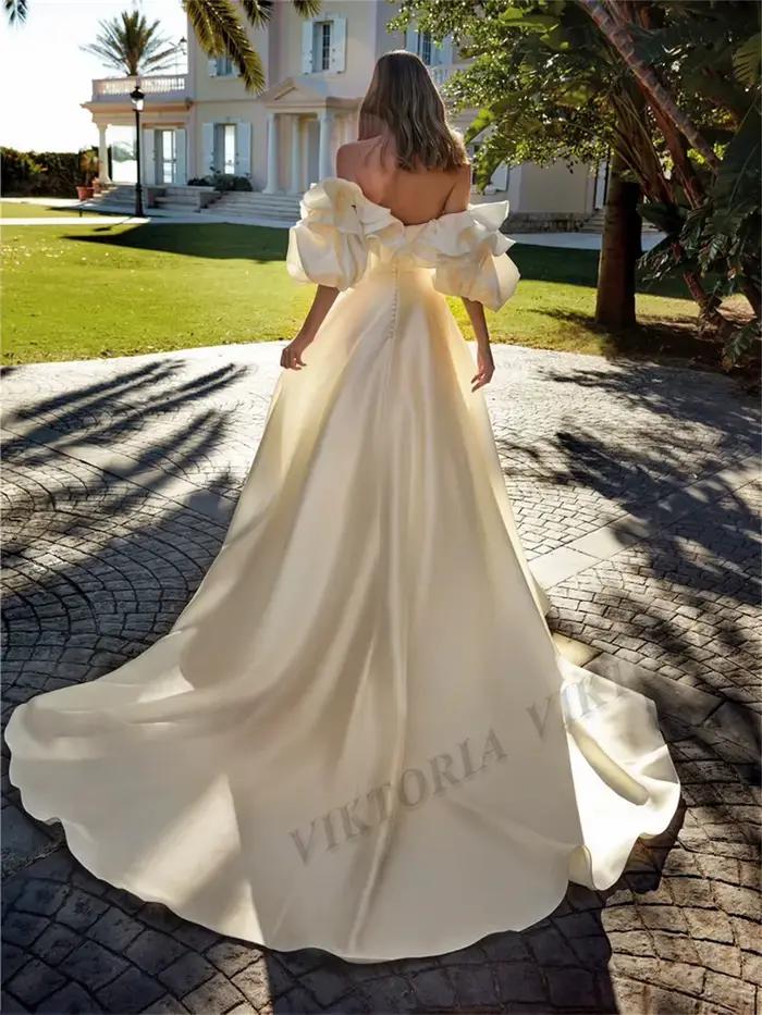 VIKTORIA – robe De mariée plissée romantique