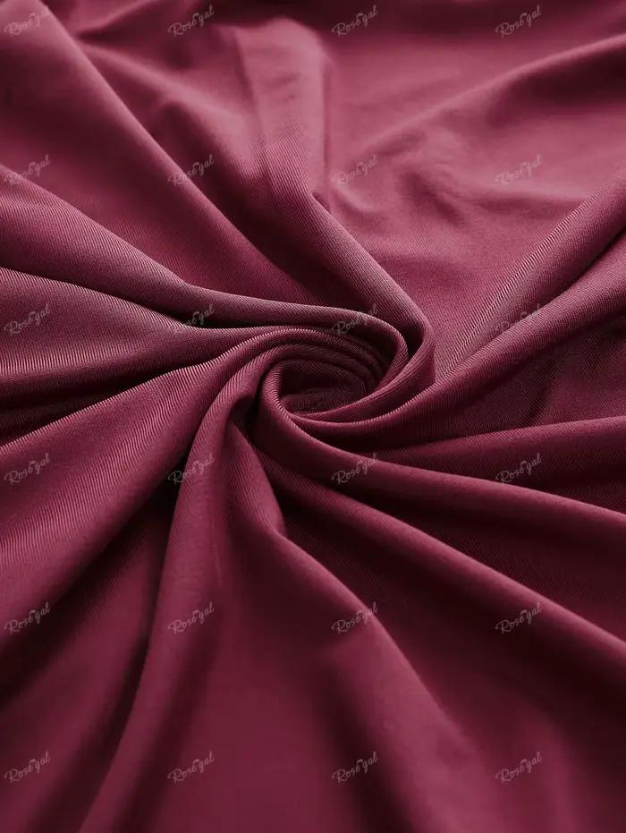 Robe asymétrique décontractée pour femmes grandes tailles