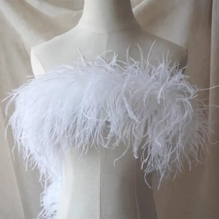 Bloero de mariage en plumes