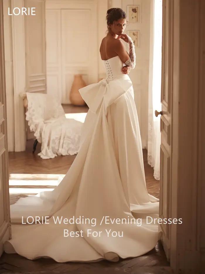 Robe de mariée LORIE en satin exquis