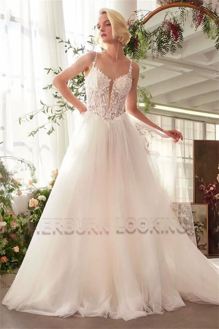 Robe de mariée délicate HERBURN coupe A-line pour femme