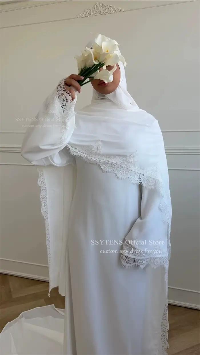 SSYTENS Robes de mariée élégantes et modestes