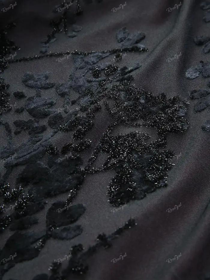 Robe asymétrique décontractée pour femmes grandes tailles