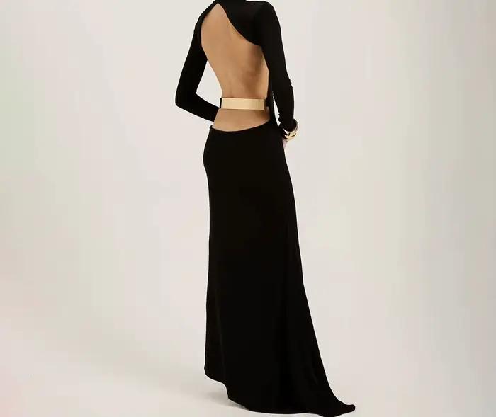 Robe nouveau Style avec dos nu