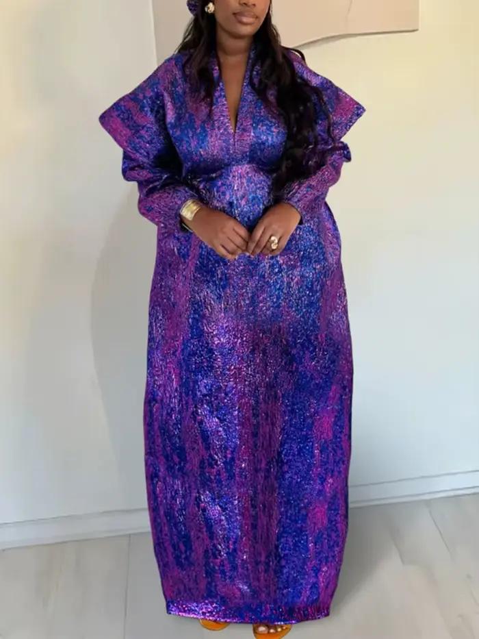 Robe Jacquard musulmane élégante pour femmes