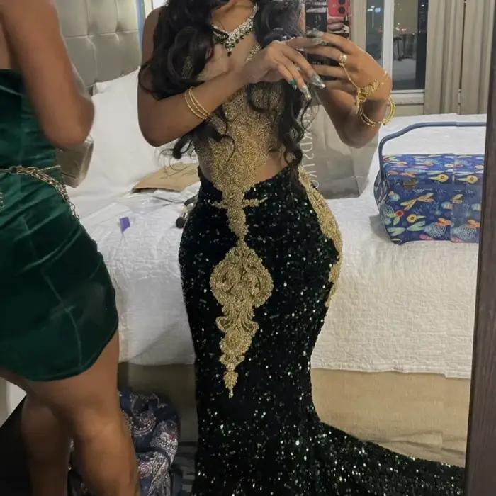Robe de cocktail scintillante