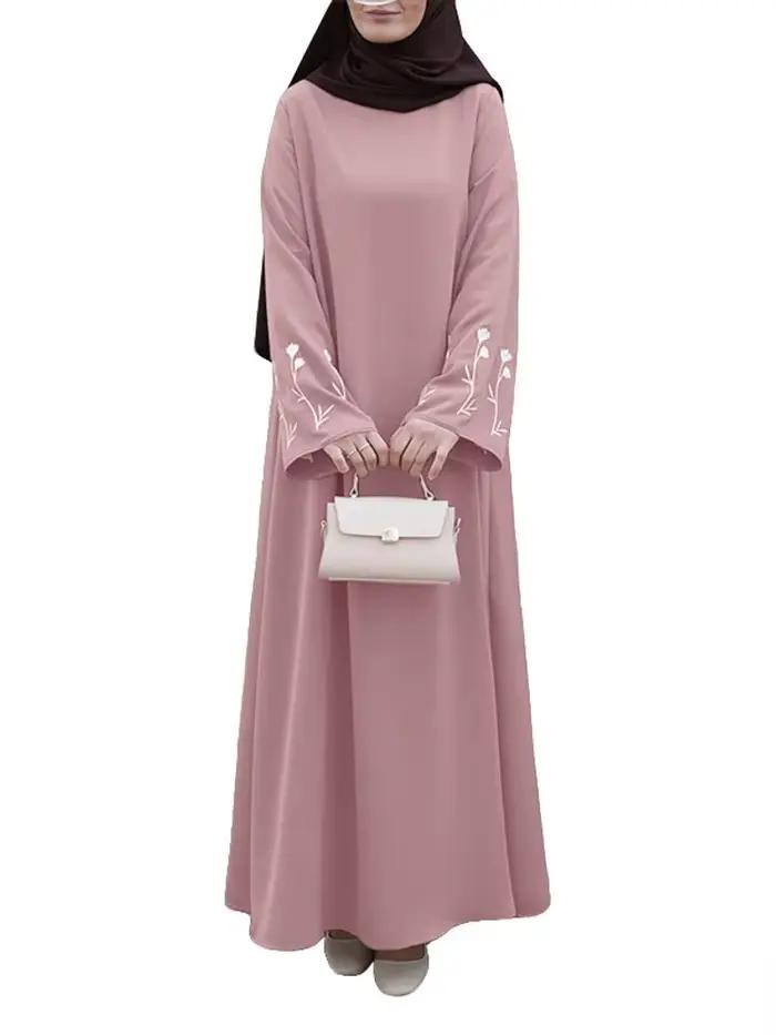 2025 mode musulmane Abaya Robe ZANZEA femmes robes longues automne à manches