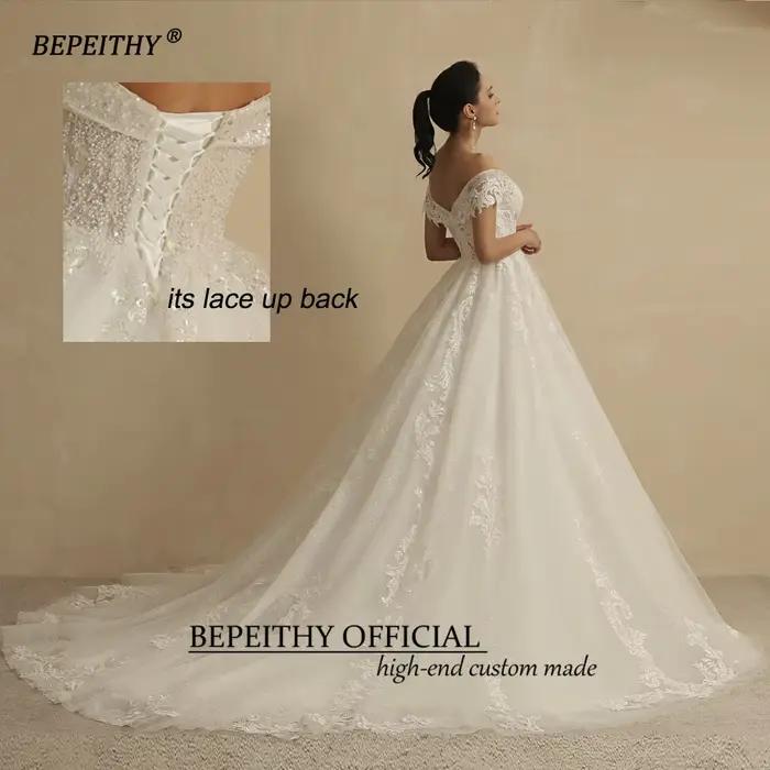 BEPEITHY personnalisé paillettes robes De mariée pour les femmes 2026