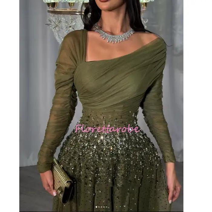 Robe de soirée classique arabe personnalisée