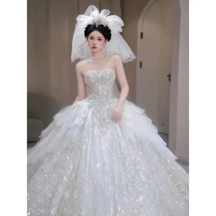 Robe De mariée De luxe brillante
