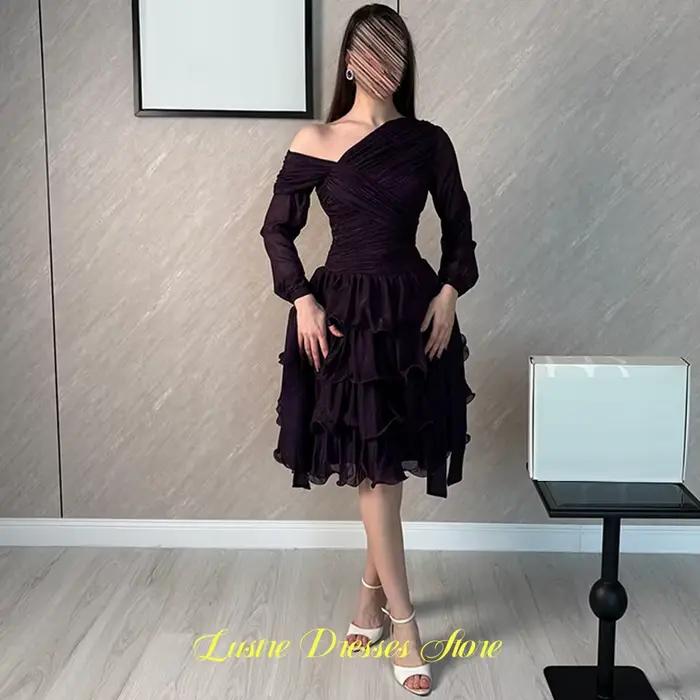Robe de soirée élégante en mousseline