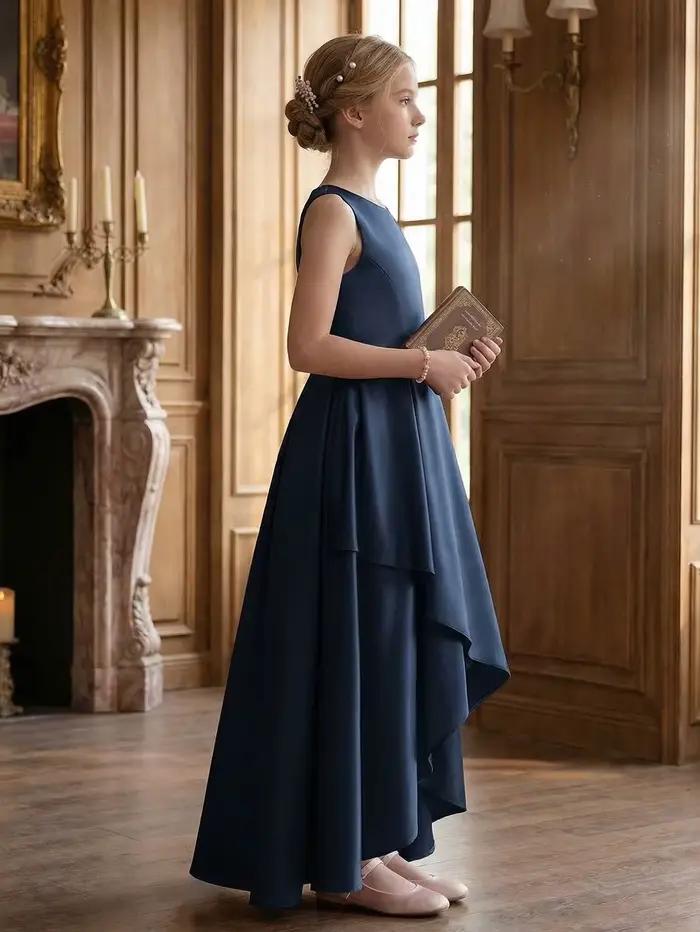 Robe de soirée longue pour adolescente
