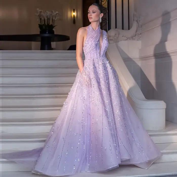 Sharon Said-Robes de soirée perlées de luxe pour femmes