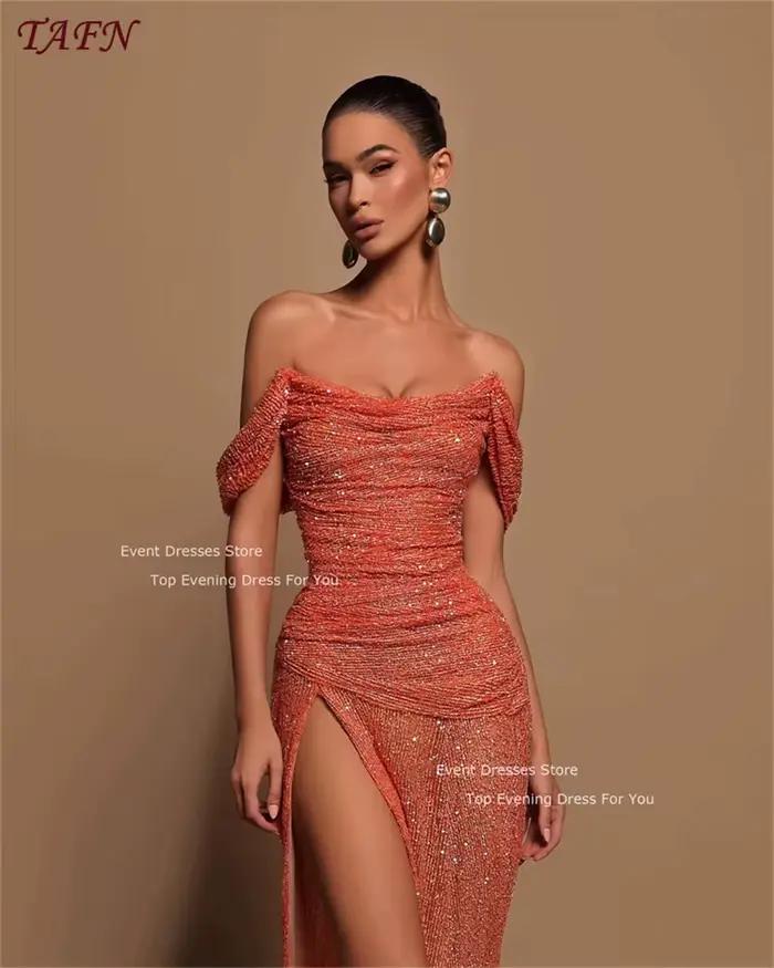 TAFN robes de soirée sexy fente latérale haute