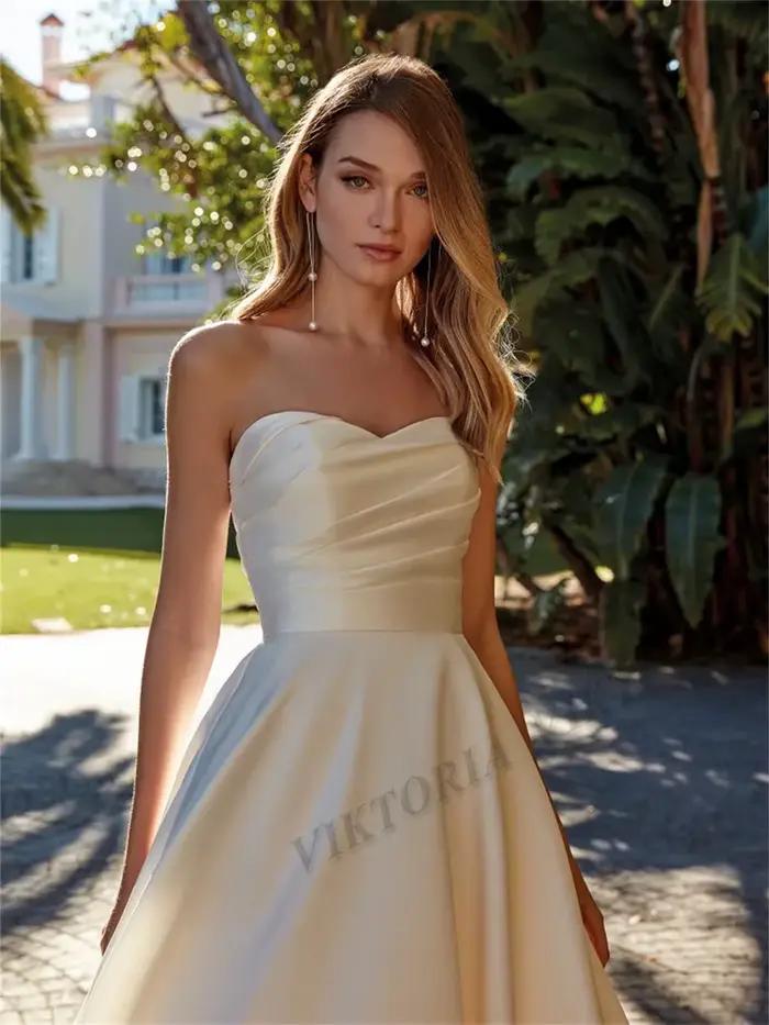 VIKTORIA – robe De mariée plissée romantique