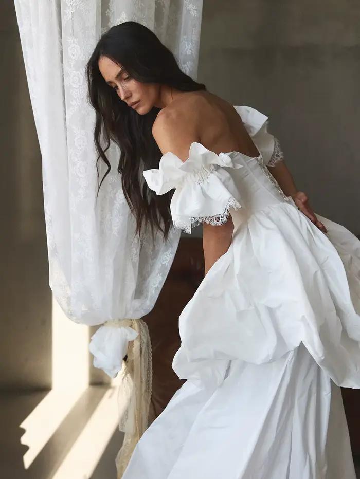 Robes de mariée longues blanches de rêve