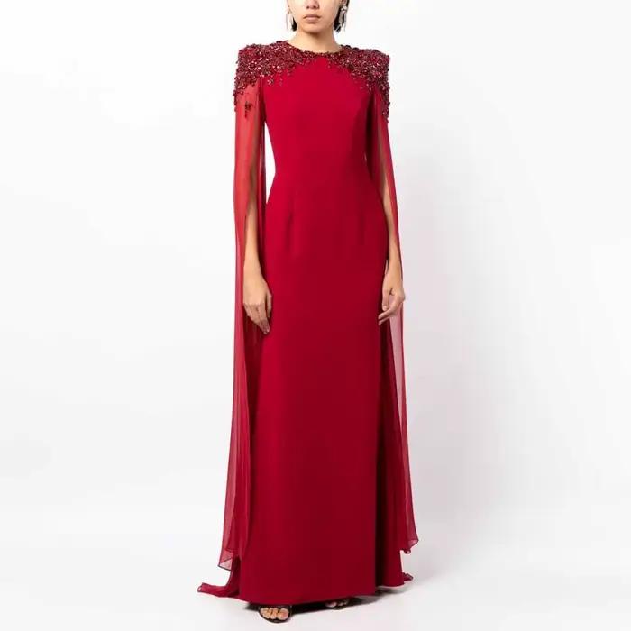 Robe de Soirée Luxueuse en Forme de Sirène et Trompent
