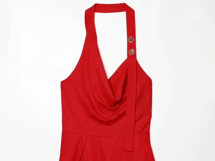 Robe longue rouge tendance KONDALA 2026 pour femme