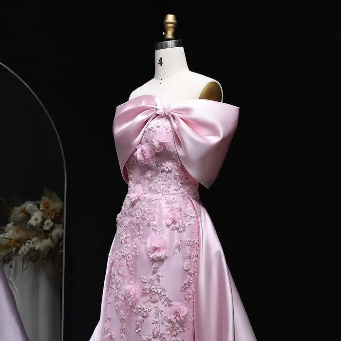 Robe de soirée élégante Sharon Said à épaules dénudées