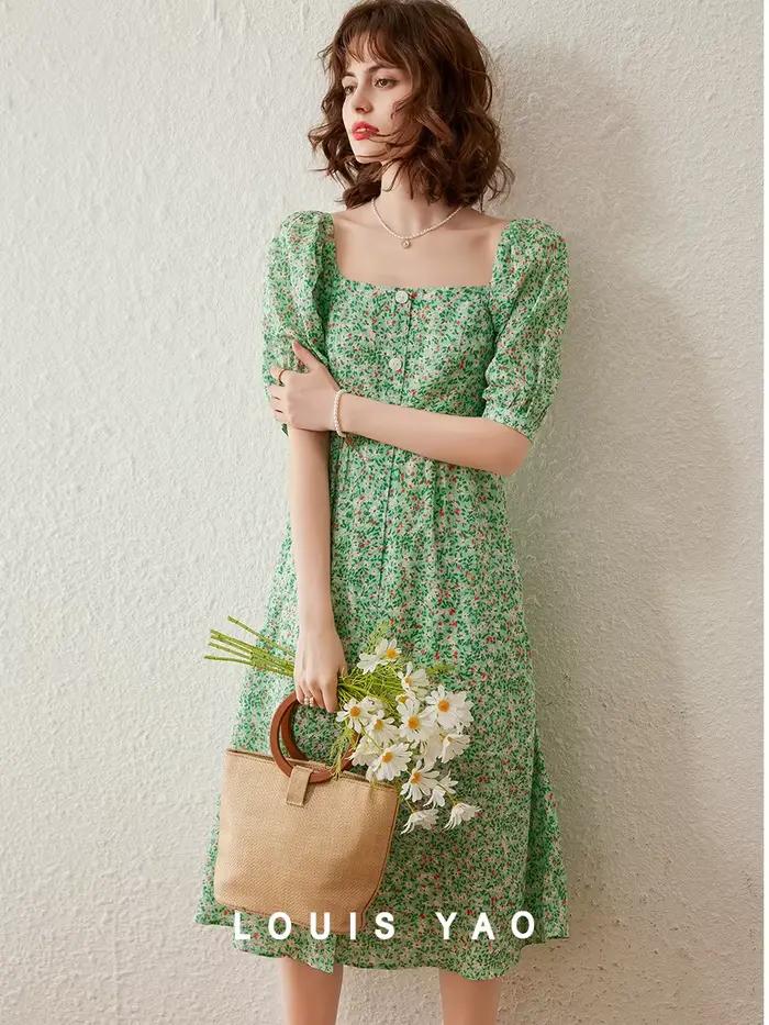 Modiis Yao-Robe mi-longue pour femme