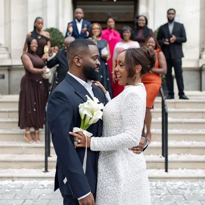 Robes de mariée courtes civiles 2026 pour la mariée