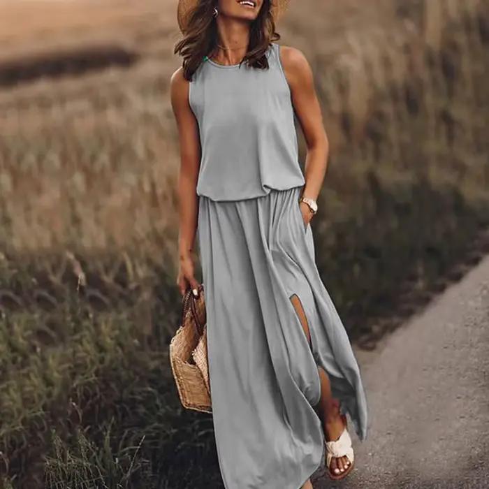 Robe longue d'été 2026 style vacances