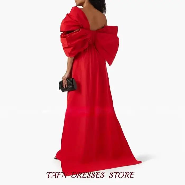 TAFN – robe de soirée formelle rouge moderne