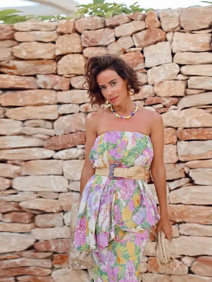 Robe Maxi d'été sans bretelles pour femmes