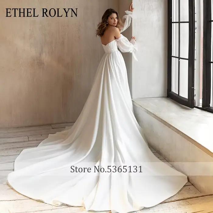 ETHEL ROCircN-Robes de mariée A-Line pour femmes