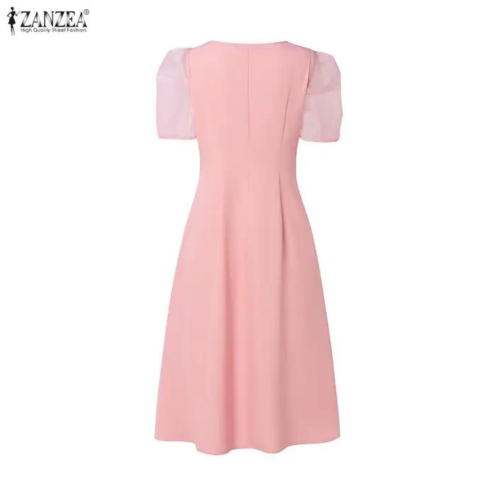 ZANZEA – robe élégante en maille pour femmes